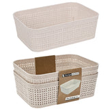 ΚΑΛΑΘΙ ΠΛΑΣΤΙΚΟ ΣΕΤ 2ΤΕΜ 19x14x6cm STORAGE SOLUTIONS