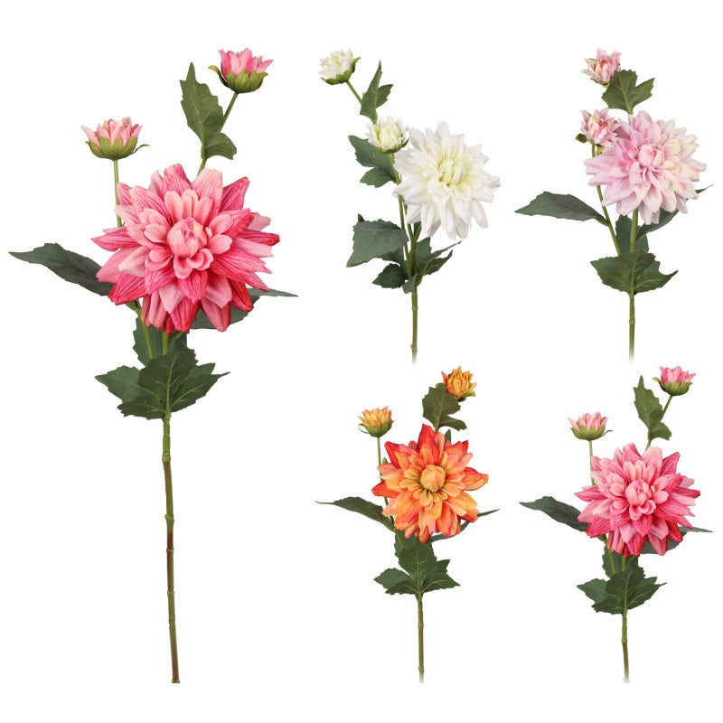 ΚΛΑΔΙ ΝΤΑΛΙΑ ΜΕ ΜΠΟΥΜΠΟΥΚΙΑ 65cm BOTANICAL DECORATION