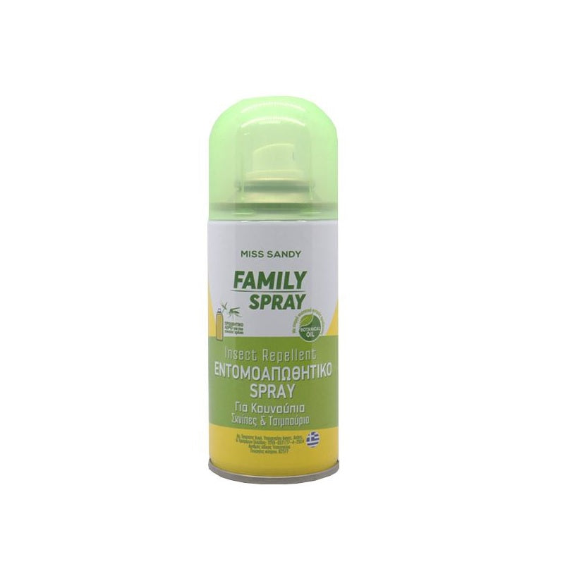 MISS SANDY SPRAY ΕΝΤΟΜΟΑΠΩΘΗΤΙΚΟ FAMILY 125ml