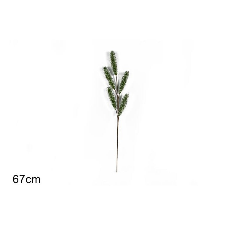 ΚΛΑΔΙ ΜΕ ΓΚΙ ΚΟΥΚΟΥΝΑΡΙ ΡΟΔΙ 55cm XMAS