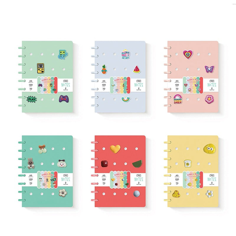 ΜΠΛΟΚ ΣΗΜΕΙΩΣΕΩΝ CROQNOTES 100Φ 14.8x21cm ΜΕ ΔΙΑΚΟΣΜΗΤΙΚΑ PINS