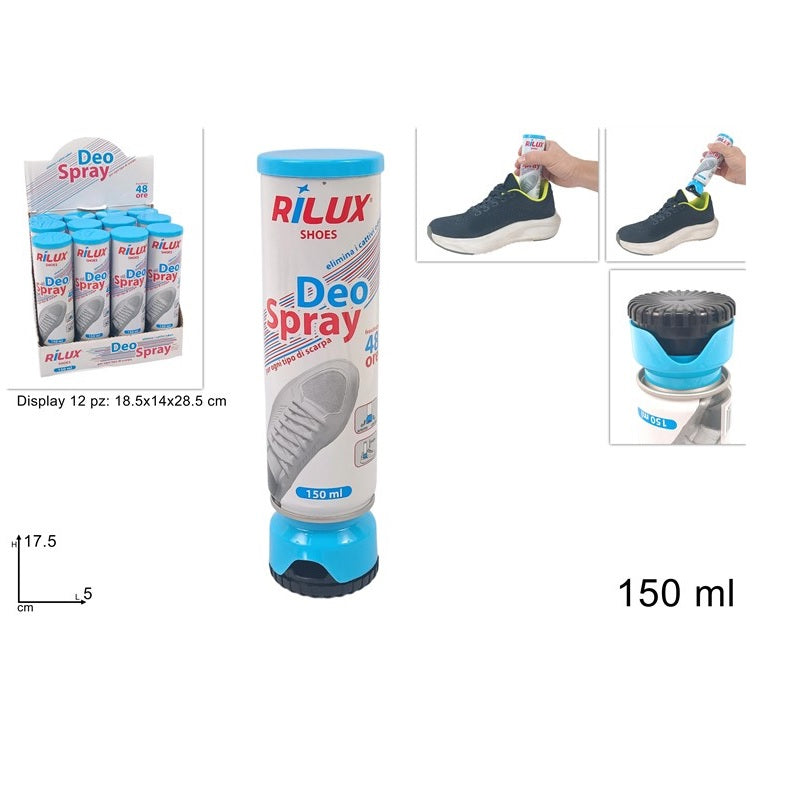 ΑΠΟΣΜΗΤΙΚΟ ΣΠΡΕΥ ΥΠΟΔΗΜΑΤΩΝ 150ml RILUX