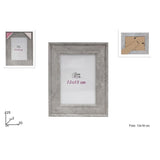 ΦΩΤΟΓΡΑΦΟΘΗΚΗ ΞΥΛΙΝΗ ΕΦΕ ΜΑΡΜΑΡΟ 13x18cm ΓΚΡΙ
