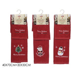 ΠΕΤΣΕΤΑ ΚΟΥΖΙΝΑΣ XMAS 2TEM 40x70cm 30x30cm