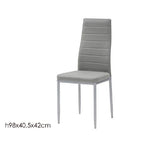 ΚΑΡΕΚΛΑ ΤΡΑΠΕΖΑΡΙΑΣ 40.5x42x98cm ΔΕΡΜΑΤΊΝΗ ΓΚΡΙ
