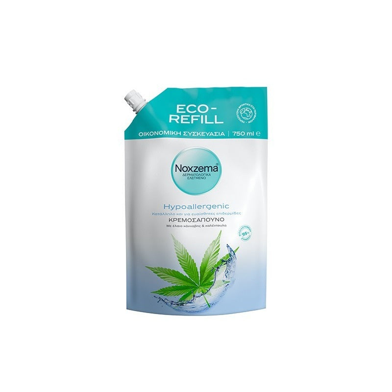 NOXZEMA ΚΡΕΜΟΣΑΠΟΥΝΟ 750ml ΑΝΤΑΛΛΑΚΤΙΚΟ HYPOALLERGENIC
