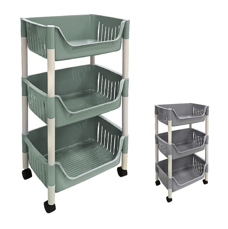 ΡΑΦΙΕΡΑ 3 ΘΕΣΕΩΝ ΠΛΑΣΤΙΚΗ 46-49x30x63-84cm TNS