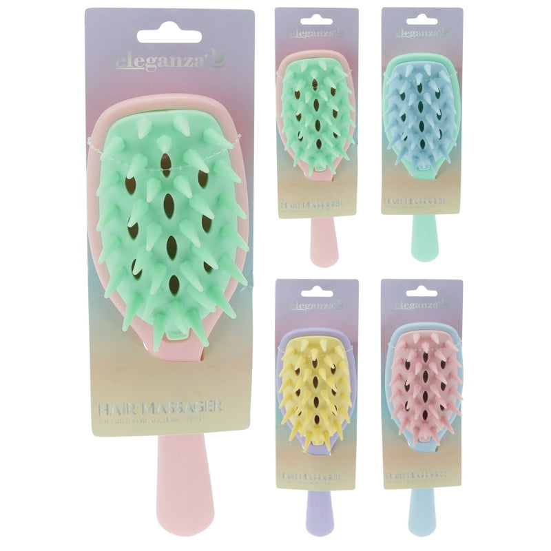 ΒΟΥΡΤΣΑ ΜΑΛΛΙΩΝ ΓΙΑ ΜΑΣΑΖ 24x7x5cm ELEGANZA