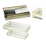 ΔΙΣΚΟΣ ΓΥΑΛΙΝΟΣ ΚΑΘΡΕΦΤΗΣ ΧΡΥΣΗ ΡΙΓΑ 20x10x3cm