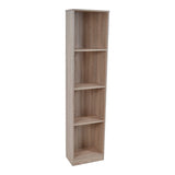ΒΙΒΛΙΟΘΗΚΗ MDF 4 ΡΑΦΙΑ 24x40x170cm ΦΥΣΙΚΟ