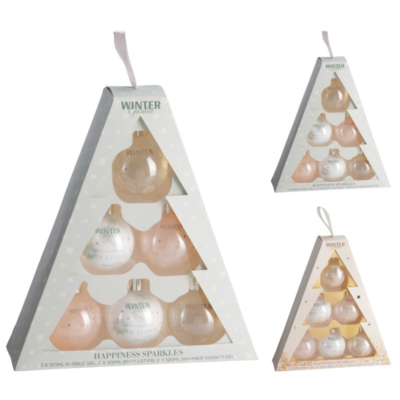 BATH SET 6ΤΕΜ WINTER GARDEN GIFTBOX