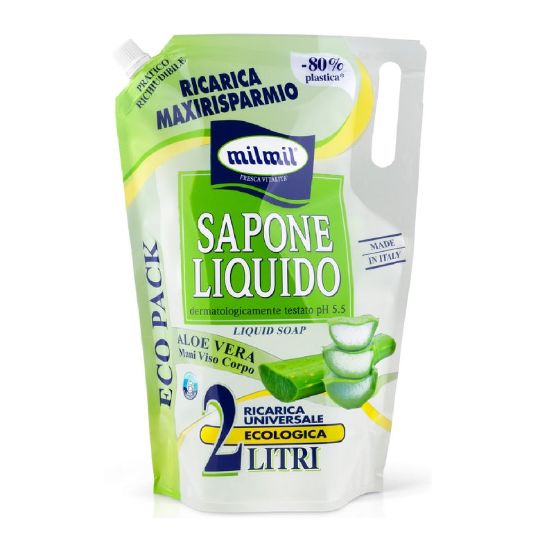 MIL MIL ΚΡΕΜΟΣΑΠΟΥΝΟ 2lt ΑΝΤΑΛΛΑΚΤΙΚΟ ALOE VERA