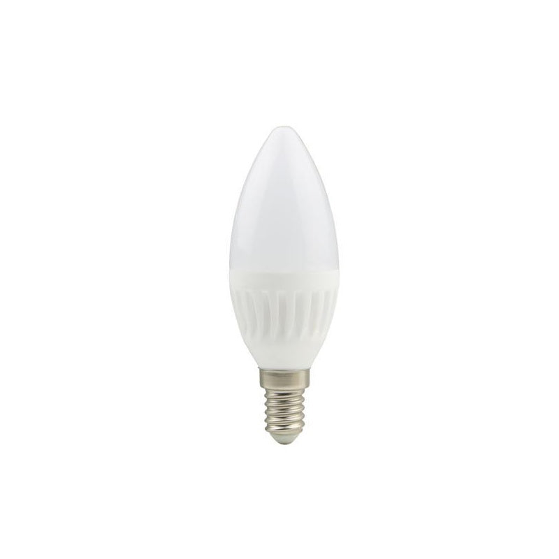 ΛΑΜΠΑ LED ΚΕΡΙ 7.1W/76W Ε14 6500K ΚΕΡΑΜΙΚΗ ΒΑΣΗ EUROLAMP