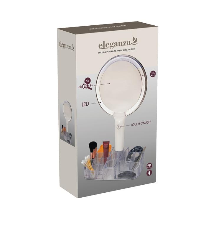ΚΑΘΡΕΦΤΗΣ ΜΕ ΦΩΣ LED ΚΑΙ ΘΗΚΗ ΟΡΓΑΝΩΣΗΣ 18x34.5cm