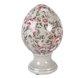 ΑΥΓΟ ΣΕ ΒΑΣΗ 12x19cm FLORAL ΚΕΡΑΜΙΚΟ