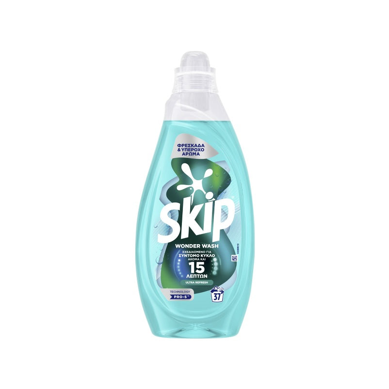 SKIP ΥΓΡΟ ΠΛΥΝΤΗΡΙΟΥ 37μεζ WONDER WASH 1.48lt ULTRA REFRESH
