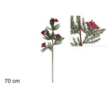 ΚΛΑΔΙ ΠΕΥΚΟ XMAS ΜΕ ΓΚΙ ΚΑΙ GLITTER 70cm