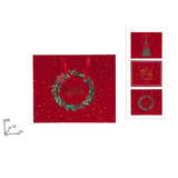 ΤΣΑΝΤΑ ΔΩΡΟΥ XMAS ΒΕΛΟΥΤΕ ΣΧΕΔΙΟ 31x26x12cm